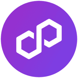 Polygon cryptocurrency logo