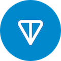 Toncoin cryptocurrency logo