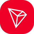 Tron cryptocurrency logo