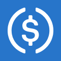 USD Coin cryptocurrency logo