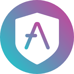 Staked Aave cryptocurrency logo